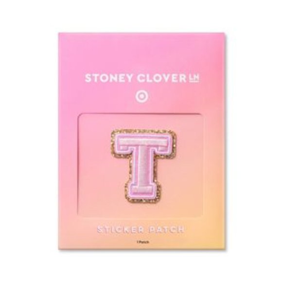 Stoney Clover Lane x Target Light Pink Letter T Patch NIB - Picture 2 of 5